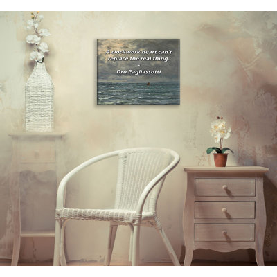 Astoria Grand Gallery Wrapped Canvas By C.J. Carlyon: "He kisses me like he misses me, even before I