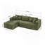 Canapé modulaire de 105 po avec canapé en forme de L et canapé-lit modulaire sans dossier de 105 po-1499655169-1499655174-1499655175
