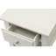 Ensemble de chambre à coucher double 2 pièces - 1 base de lit double en tissu de lin kaki foncé et tête de lit avec 1 table de chevet - Table de chevet au fini crème au beurre brossé-1113314382-1113314383