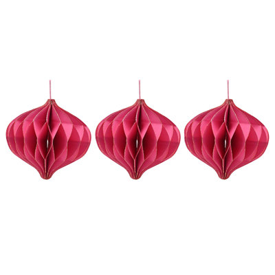 16.5 cm Paper Shatterproof Bauble