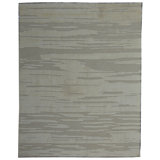 Wool Abstract Area Rug in Ivory