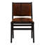 Chaise en argile brun