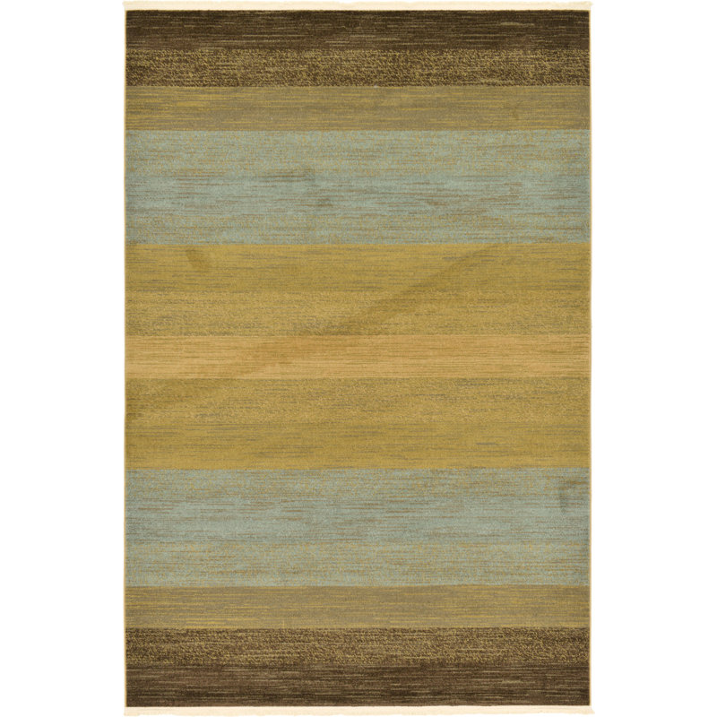 Simsbury Striped Indoor Rug, Rectangle 5'1" x 8'
