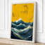 Turbulent Seas Coastal - Wrapped Canvas-7532690-7532691