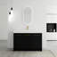 Ensemble de meuble-lavabo autoportant de 48 po avec lavabo en résine, avec porte à fermeture douce, ensemble KD