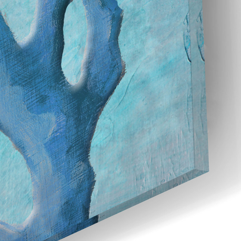 «Azure Tropical Fish IV» par Paul Brent, H 12 po x l 12 po x P 0,13 po