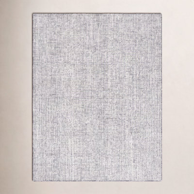 Rowe Handmade Tufted Ivory/Black Area Rug