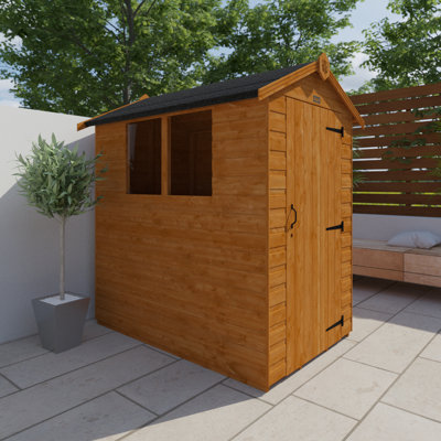 Tiger 4 Ft. W x 5 Ft. D Tongue and Groove Apex Wooden Shed