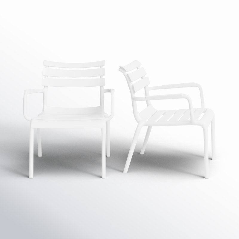 Fauteuil club d'extérieur Ruta Paris, Blanc