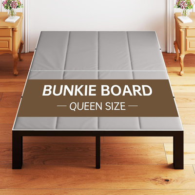 Sommier à lattes haute densité 10 mm, format Queen (152 x 203 cm), gris