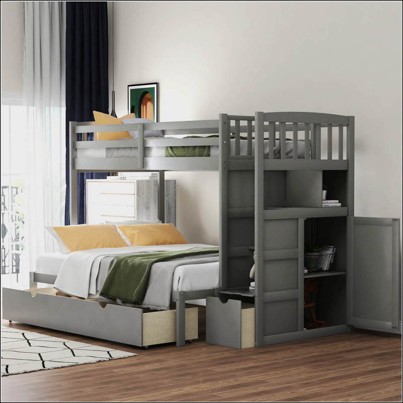  Bunk Bed, Gray