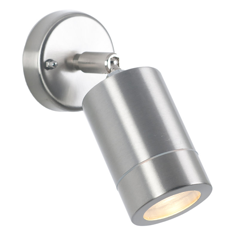Aariyah Outdoor Armed Sconce, Silver