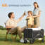 Heavy-Duty Folding Wagon Cart with Adjustable Handle, Carry Bag & Wheels (60kg Capacity, 62L)