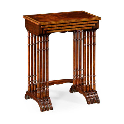 Buckingham Solid Wood Top Nesting Tables End Table