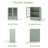 Minimalism Buffet Cabinet With Double Glass Doors And Drawer, Modern Wooden Storage Sideboard Cupboard For Living Room, Dining Room Hallway Entryway-550651668