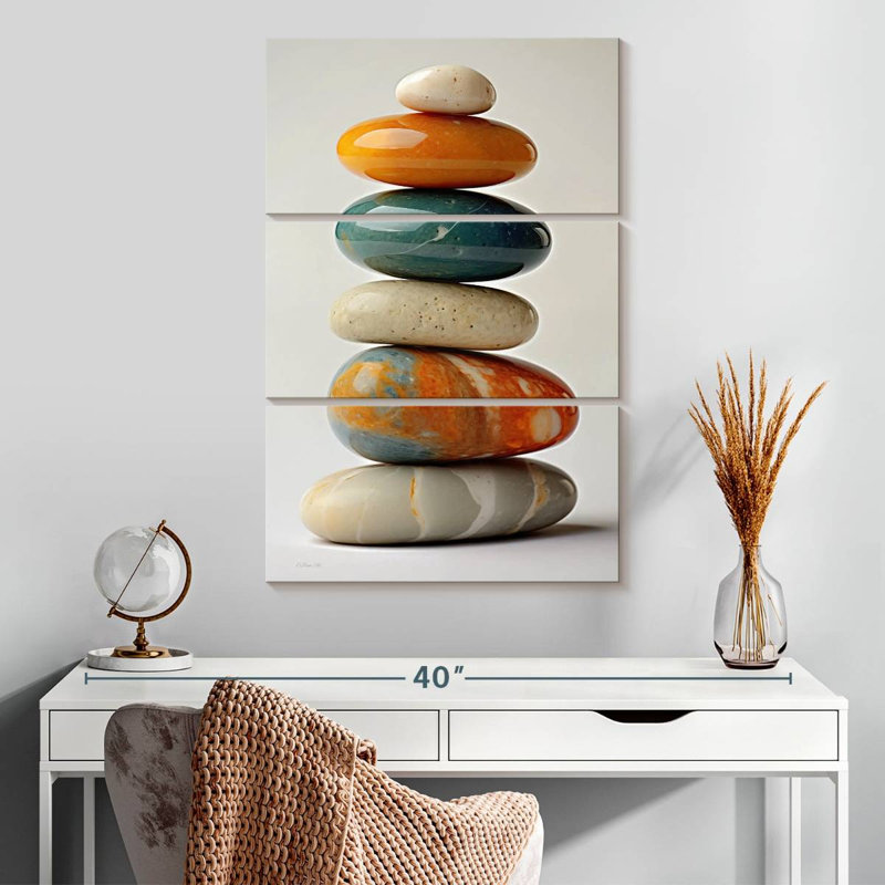 Alvord Serenity Stone Stacks - A Harmony Harmony, H 32 po x l 20 po