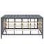 Levity Square Metal Outdoor Dining Table , 70cm cm W 70cm cm D