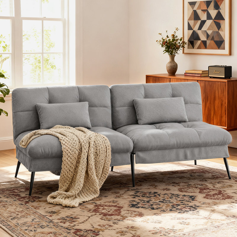 Fabric Sofa Bed, Grey