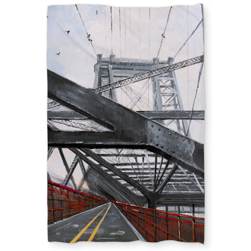 Bridge Contemporary Duvet Cover | Stylish Home Decor