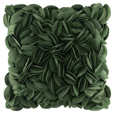 Housse de coussin brodée