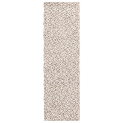 Natura Hand Woven Wool/Viscose/Cotton Rug in Beige