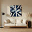 «Abstract Shapes» 11, art mural gris en métal
