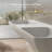 MonBlari 59" X 16" Solid Surface Wall Mounted Bathroom Sink Matte White-132417696