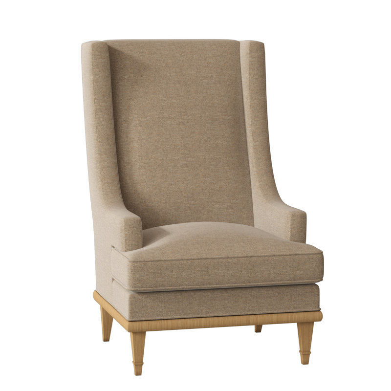 Fauteuil à oreilles 30 po Dublin, Lin d'Élise, Ambre