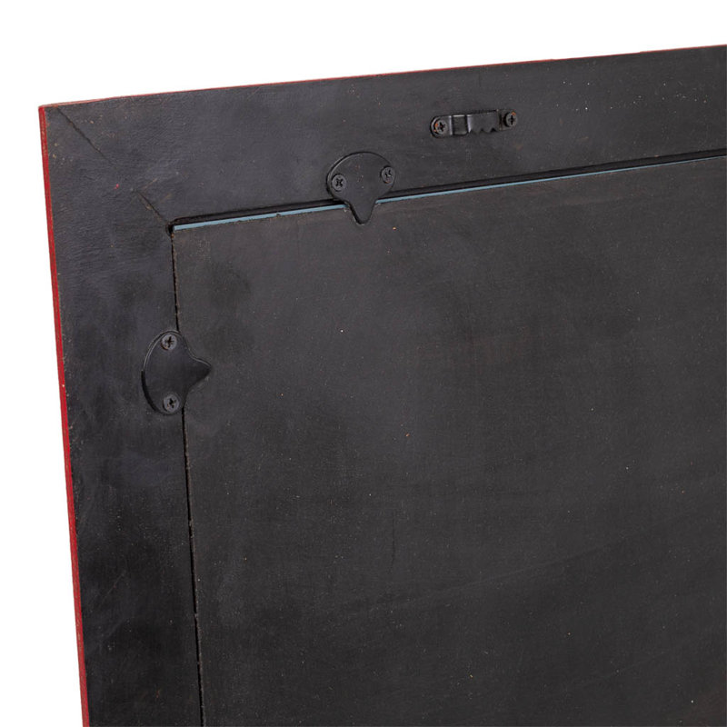Wood Flat Wall Mirror