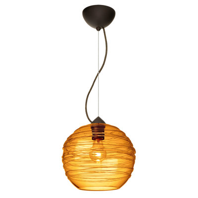 Luminaire sphère suspendu 1 lumières simple Lukens