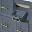 Meuble-lavabo de 30 pouces avec lavabo sous-comptoir-867169358