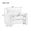 Fauteuil d'appoint surdimensionné 37,6 po Marithza-685028923