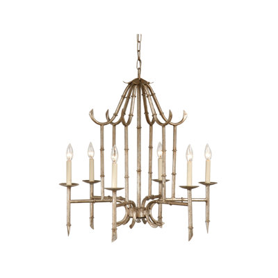 Lustree 6 lumières façon bougie/classique