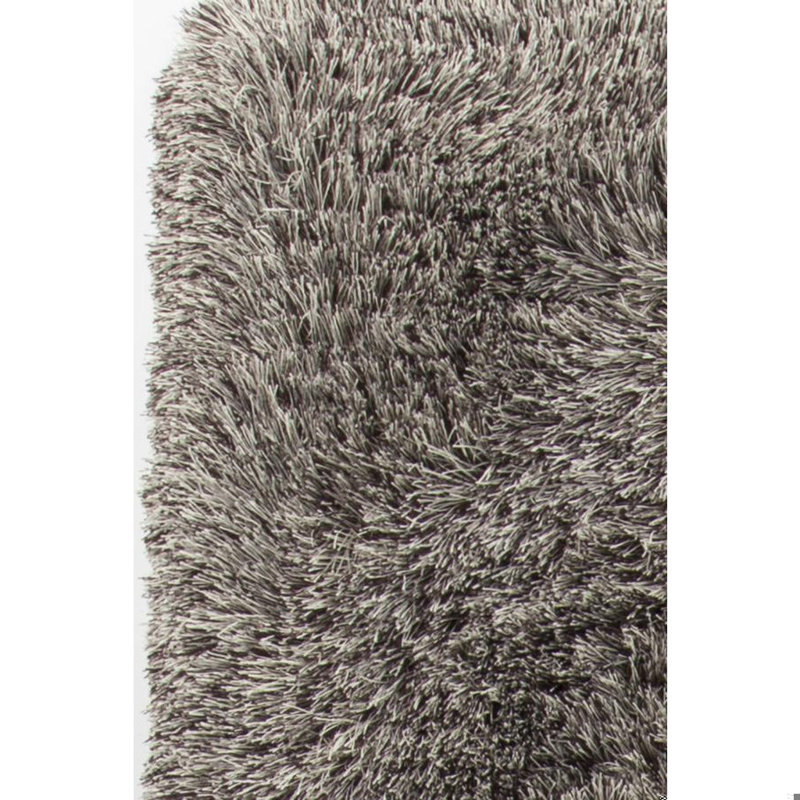 Elisha Hand-Woven Gray/Black Area Rug, Black/Gray, Rectangle 7'9" x 10'6"