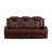 Faux Leather Power Reclining Sofa With Drop-Down Console & Wireless Charging-1383977178
