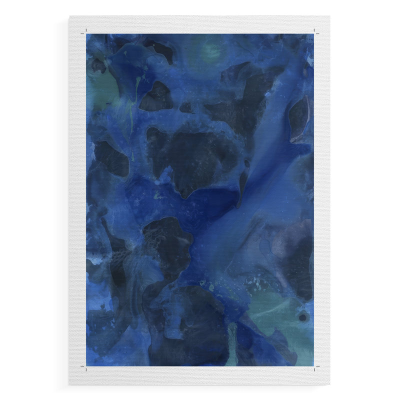 Cobalt galaxie II - impression sur toile seulement - non encadrée, H 18 po x l 12 po