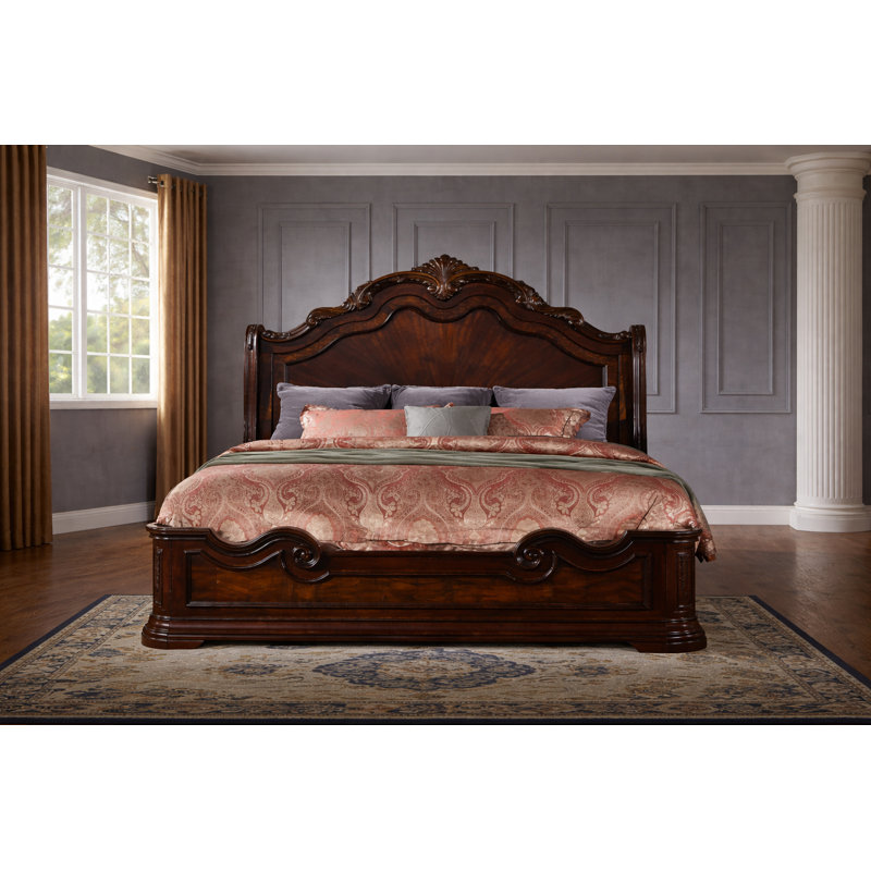 Ensemble de chambre à coucher standard 4 pièces Harrami, Grand