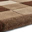 Langley area rug Machine Woven Rectangle Beige/Brown-24398545