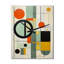 Prashansa - Horloge murale abstraite Mid-Century-516371554