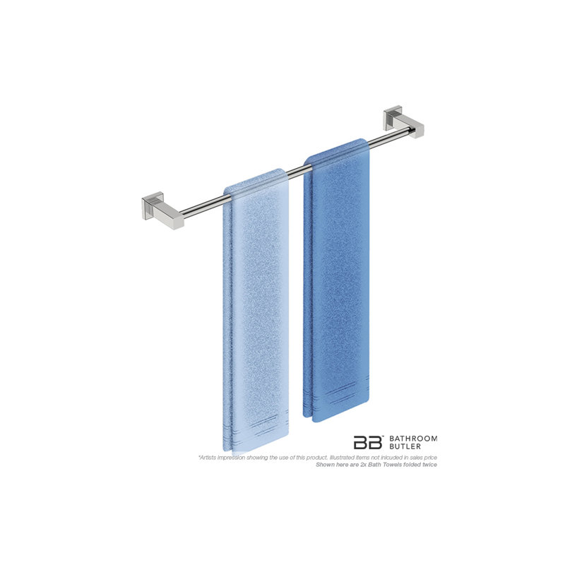 Towel Bar, Polished Stainless Steel