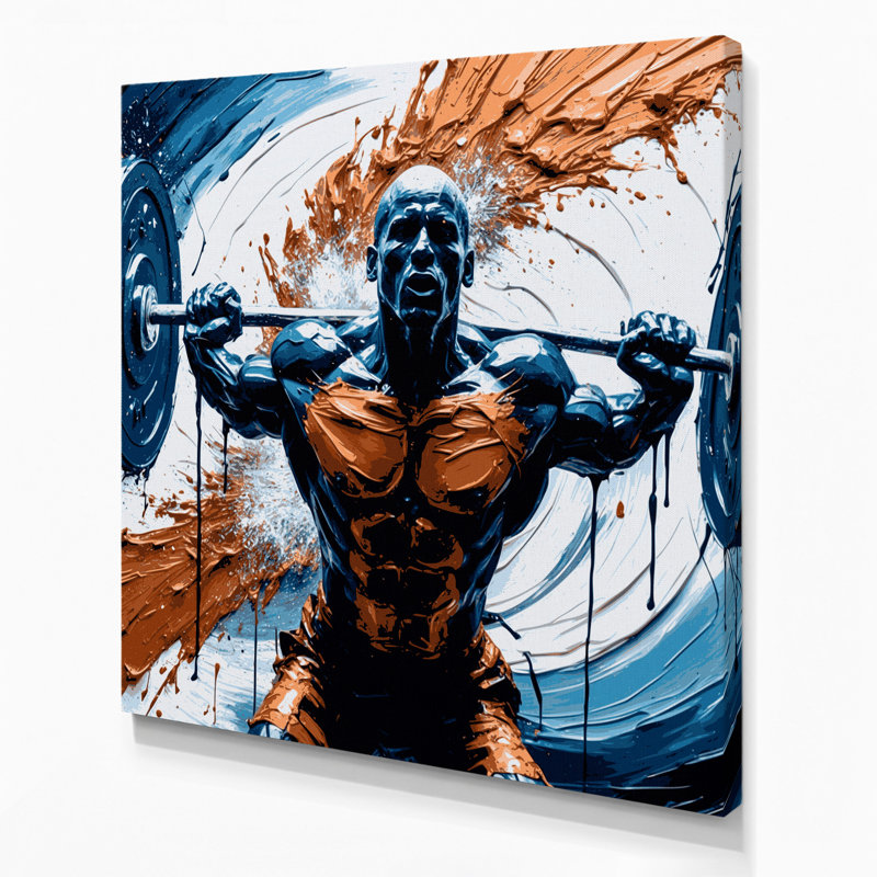 Art mural sur toile Sports CrossFit, H 16 po x l 16 po