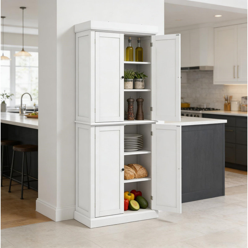 Armoire de rangement autoportante pour garde-manger, armoire de cuisine