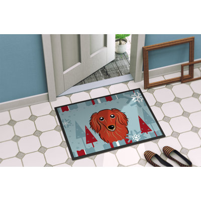 Tapis d'extérieur antidérapant Winter Holiday