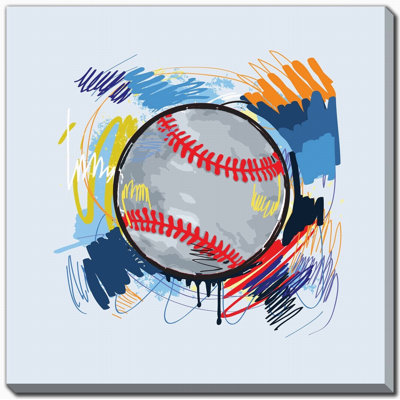 Baseball Canvas Wall Art