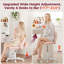 Vanity Desk Chair Dressing Table Chairs Swivel Armless Height Adjustable Foam Padded Bedroom Makeup Office Chair-1866584849-1866584854