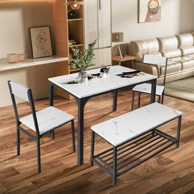 Ahian 4 - Person Dining Set