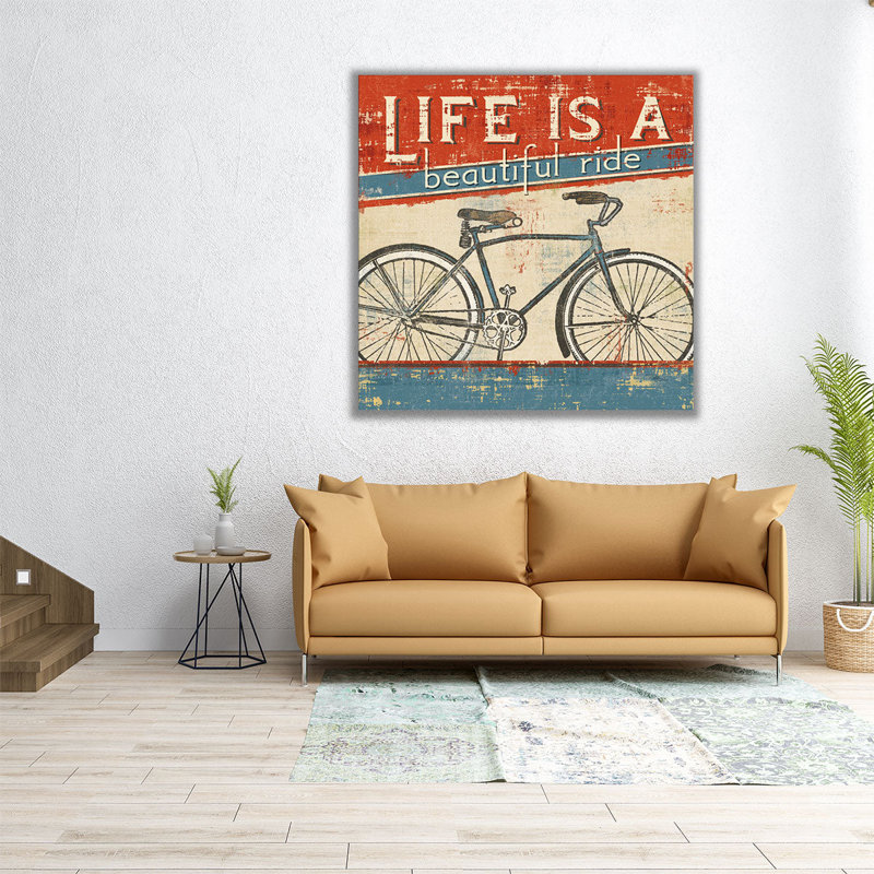 «Beautiful Ride I», reproduction d'art sur toile, H 40 po x l 40 po