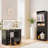 79" Closet Storage System, Wardrobe With Storage Compartments, Drawers And Hanging Zone-1866959814