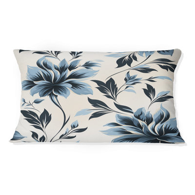 Coussin décoratif à imprimé floral Ferns