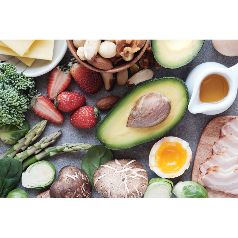 Ketogenic Diet by ThitareeSarmkasat - Wrapped Canvas Print, 61cm H x 91cm W x 3.8 cm D